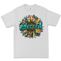 Dove Grey blessed sunflower Premium Tee - RanaPortraitStore