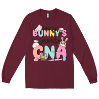Burgundy every bunnys favorite cna Long Sleeve Tee - MaliasSmallBusiness