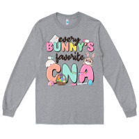 Heather Grey every bunnys favorite cna Long Sleeve Tee - MaliasSmallBusiness