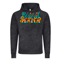 Vintage Black Blessed Mama Vintage Hoodie - Artiststas