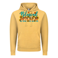Vintage Mustard Blessed Mama Vintage Hoodie - Artiststas