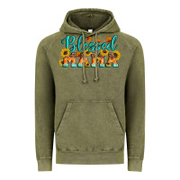 Vintage Olive Blessed Mama Vintage Hoodie - Artiststas