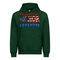 Forest Green Memorial day honor and remember 4th of july Urban Hoodie - CowGirlArtShop