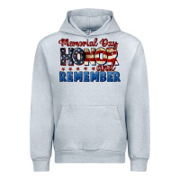 Heather Grey Memorial day honor and remember 4th of july Urban Hoodie - CowGirlArtShop