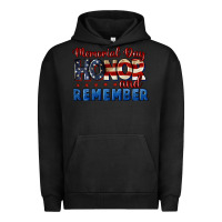 Pigment Black Memorial day honor and remember 4th of july Urban Hoodie - CowGirlArtShop