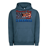 Pigment Midnight Navy Memorial day honor and remember 4th of july Urban Hoodie - CowGirlArtShop