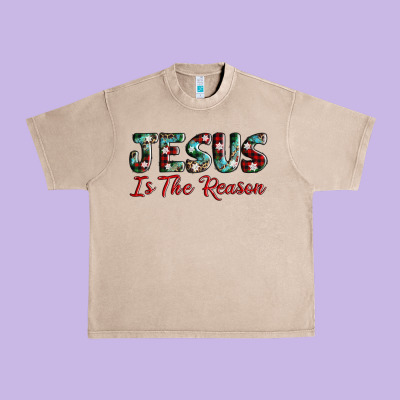 Jesus Is The Reason Urban Heavy Tee Designed By Adodesignshop
