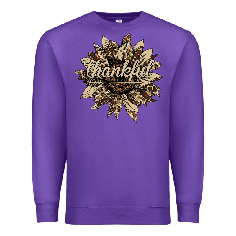 Thankful Sunflower Premium Sweatshirt by Bettercallsaul | Teevron