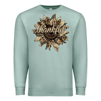 Seafoam Thankful Sunflower Premium Sweatshirt - Bettercallsaul