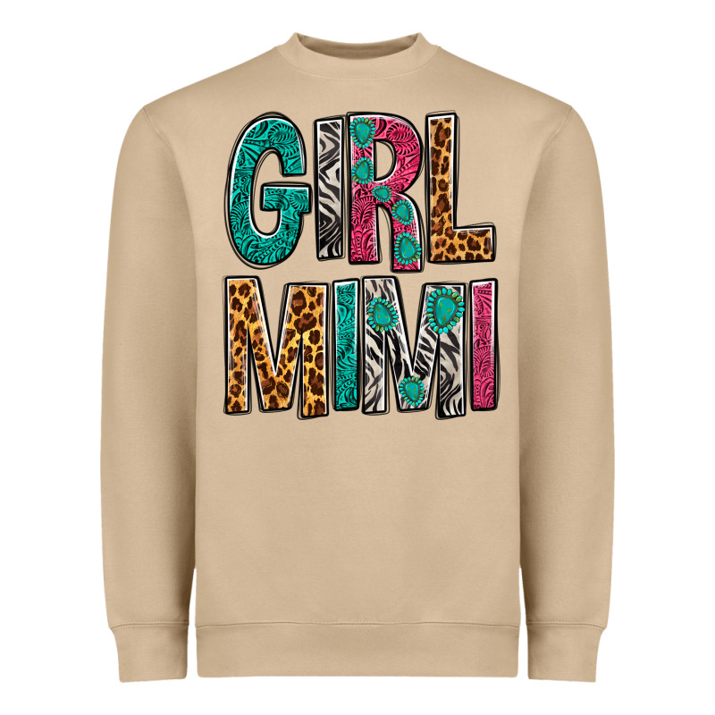 Girl Mimi Heavyweight Sweatshirt by NancyCooperArtShop | Teevron