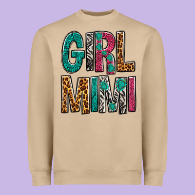 Girl Mimi Heavyweight Sweatshirt Designed By Nancycooperartshop