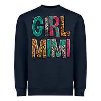 Navy girl mimi Heavyweight Sweatshirt - NancyCooperArtShop