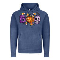 Vintage Denim Boo halloween Vintage Hoodie - Artiststas