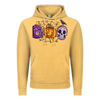 Vintage Mustard Boo halloween Vintage Hoodie - Artiststas