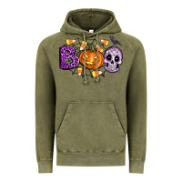 Vintage Olive Boo halloween Vintage Hoodie - Artiststas