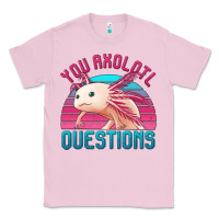 Bubblegum Pink you axolotl questions 80's retro sunset Classic Tee - Jasminsmagicworld