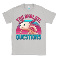 Moon Dust you axolotl questions 80's retro sunset Classic Tee - Jasminsmagicworld