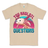 Mushroom you axolotl questions 80's retro sunset Classic Tee - Jasminsmagicworld