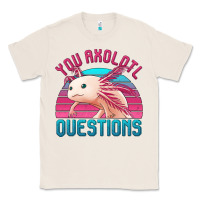 Natural you axolotl questions 80's retro sunset Classic Tee - Jasminsmagicworld