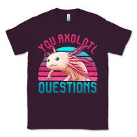 Plum you axolotl questions 80's retro sunset Classic Tee - Jasminsmagicworld