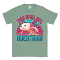 Sage you axolotl questions 80's retro sunset Classic Tee - Jasminsmagicworld