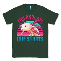 Sports Green you axolotl questions 80's retro sunset Classic Tee - Jasminsmagicworld
