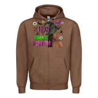 Chestnut 100 that witch Zipper Hoodie - NancyCooperArtShop