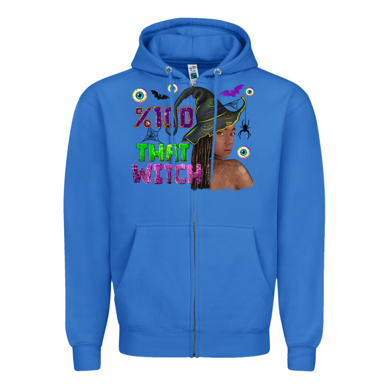 100 That Witch Zipper Hoodie by NancyCooperArtShop | Teevron