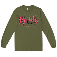 Army Green bride Long Sleeve Tee - MaliasSmallBusiness