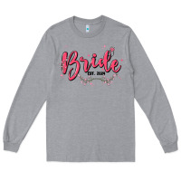 Heather Grey bride Long Sleeve Tee - MaliasSmallBusiness