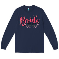 Navy bride Long Sleeve Tee - MaliasSmallBusiness