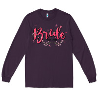 Plum bride Long Sleeve Tee - MaliasSmallBusiness