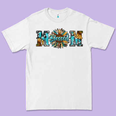 Blessed Mom Premium Tee Designed By Ranaportraitstore