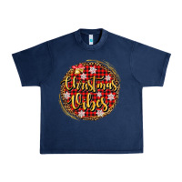 Navy christmas vibes Urban Heavy Tee - AdoDesignShop