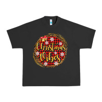 Pigment Black christmas vibes Urban Heavy Tee - AdoDesignShop