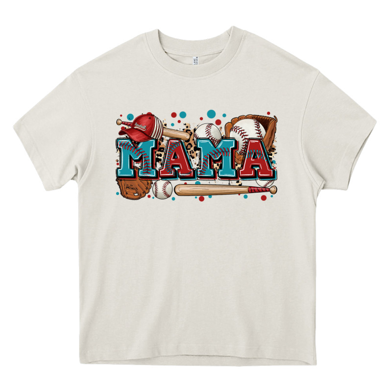 Mama Baseball Heavy Core Tee by Zillion Design Studio | Teevron
