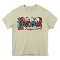 Mossy mama baseball Heavy Core Tee - Zillion Design Studio