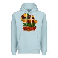 Blue Mist juneteenth celebrate freedom Premium Hoodie - NancyCooperArtShop