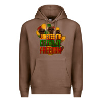 Chestnut juneteenth celebrate freedom Premium Hoodie - NancyCooperArtShop