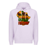 Lilac juneteenth celebrate freedom Premium Hoodie - NancyCooperArtShop