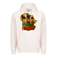 Pale Pink juneteenth celebrate freedom Premium Hoodie - NancyCooperArtShop