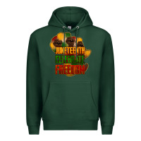 Sports Green juneteenth celebrate freedom Premium Hoodie - NancyCooperArtShop