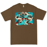 Aztec Cowhide Background Premium Tee | Teevron