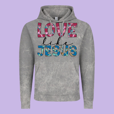 Love Like Jesus Vintage Hoodie Designed By Jahusdesignshop