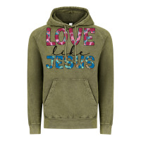 Vintage Olive love like jesus Vintage Hoodie - JahusDesignShop