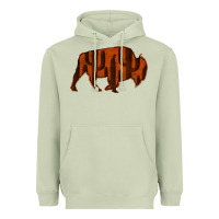 Matcha Red Cactus Bison Silhouette Heavyweight Hoodie - Bettercallsaul