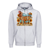 Heather Grey relax we all crazy it s not competition Zipper Hoodie - MaliasSmallBusiness
