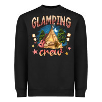 Black glamping crew Heavyweight Sweatshirt - NancyCooperArtShop