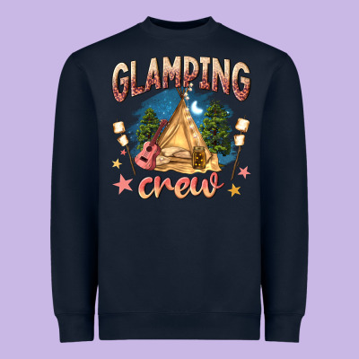 Glamping Crew Heavyweight Sweatshirt Designed By Nancycooperartshop