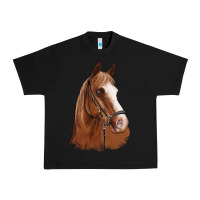 Black horse portrait Urban Heavy Tee - Artiststas